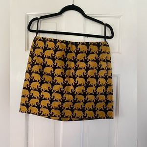 Jcrew elephant skirt